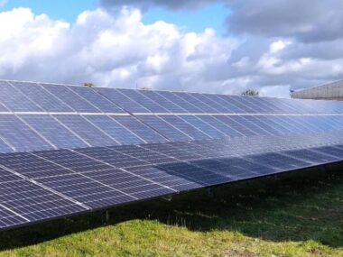 Structura fotovoltaica sustinere panouri model 2V si 1V 1
