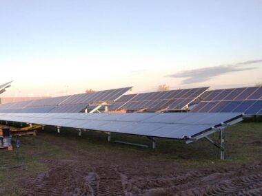 Structura fotovoltaica sustinere panouri model 2V si 1V 4