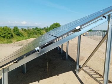 Structura panouri fotovoltaice la sol 2V 2 vertical 3
